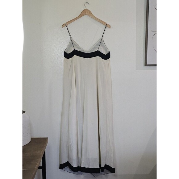 COMMENSE Sicily Old Money Aesthetic Maxi Slip Dress Womens Size Large - Picture 6 of 9
